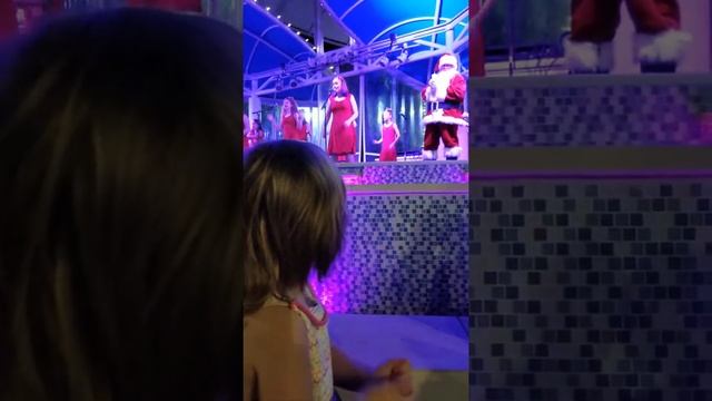 Lauren Sees Santa In Jupiter FL