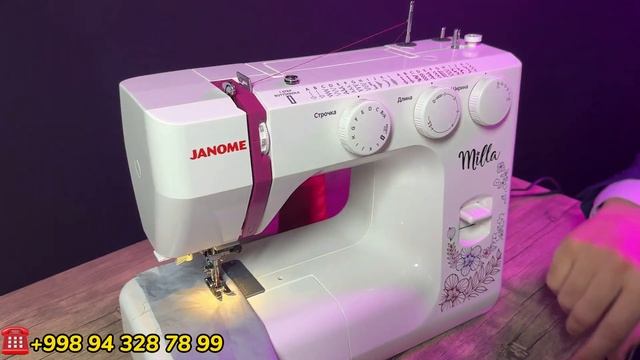 JANOME MILLA 24 XIL CHOK PETLYA AVTOMAT TIKUV MASHINKASI