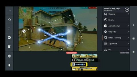 How To Edit Like Ruok FF | ELECTRIC GUN EFFECT | KineMaster Tutorial
