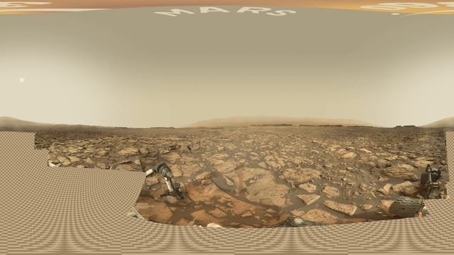 Mars 360: NASA's Mars Curiosity Rover - Sol 1492 (360video 8K)