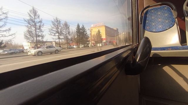 Поездка на автобусе МАЗ 103.476 по маршруту 87 в Красноярске! (гос С617ЕР)