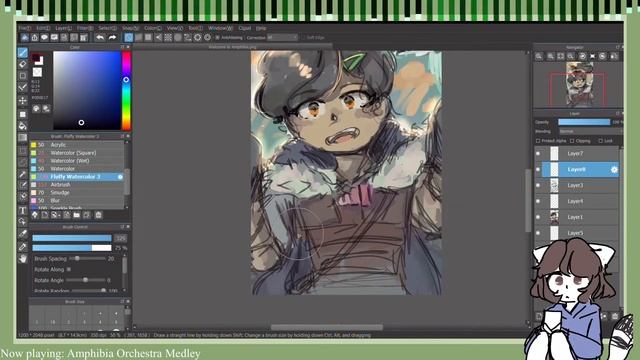 Reporting from Amphibia!! [Marcy Wu Speedpaint]