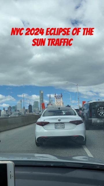 NYC 2024 Eclipse of the Sun Traffic