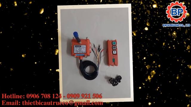 Điều khiển từ xa Telecrane F21-2S, tay điều khiển từ xa cầu trục 2 nút bấm