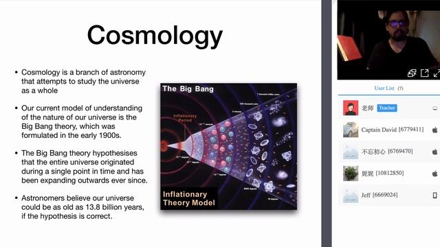 Core Courses Livestreams: Astronomy (2019)