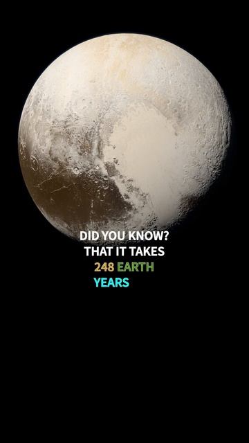 Fact of The Day - Pluto - #shorts #short #funfacts #facts #factoftheday  #space #spacefacts #pluto