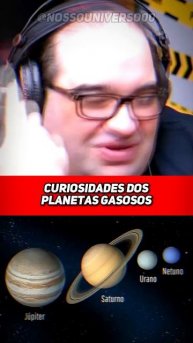 COMO SÃO OS PLANETAS GASOSOS #jupiter #curiosidades #sergiosacani #planetas