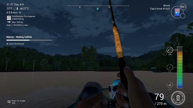 Fishing planet - marron river  wailing catfish monster (haw to catch him)