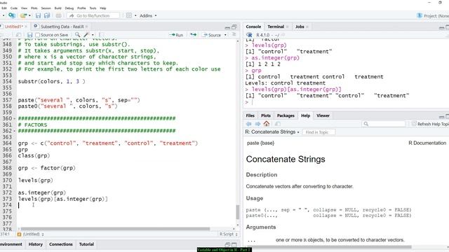 Variables and Object in R  - Part 2