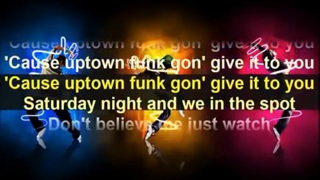 Mark Ronson Uptown Funk feat. Bruno Mars (Karaoke Version)