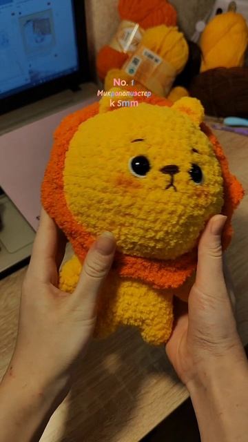 Вяжу игрушки из разной пряжи