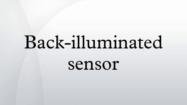 Back-illuminated sensor