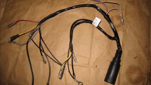 Part 2   Rewire for a Mercury outboard after an electrical fire
