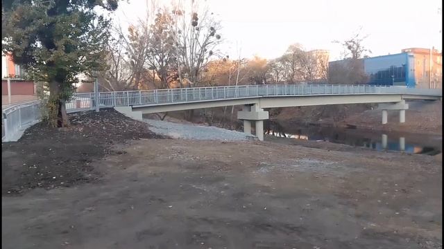 Харьков ноябрь 2021, новый мост около "Свет шахтера".