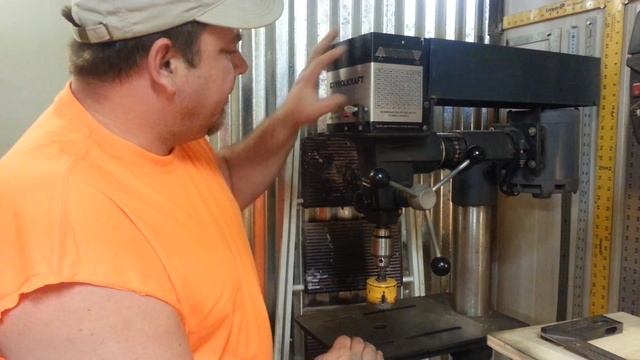 Floor Model Drill Press  Mounting Trick