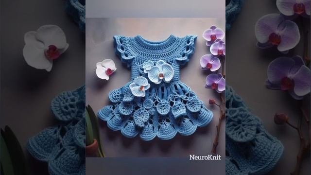 Вязаные Платья для маленьких принцесс! Идеи для вязания//Knitted Dresses for little princesses! DIY