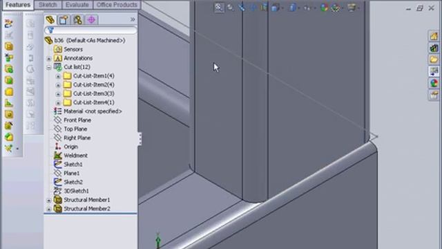 solidworks Tutorial Weldment