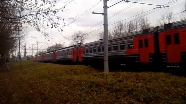 Электропоезд ЭД4М-0359 рейсом Савелово - Москва Бутырская