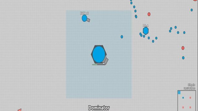 Играем за Доминатора(diep.io)