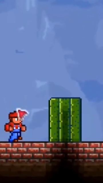 Mario in terraria.... #shorts