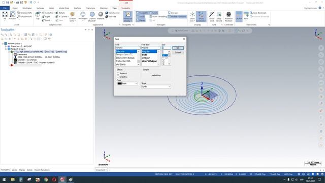 Настройка Toolpath Manager в MasterCAM