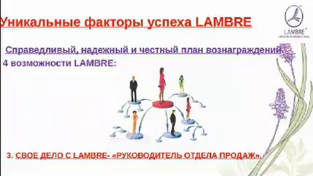 Любовь Каплун. "Как увеличить свои доходы с LAMBRE"