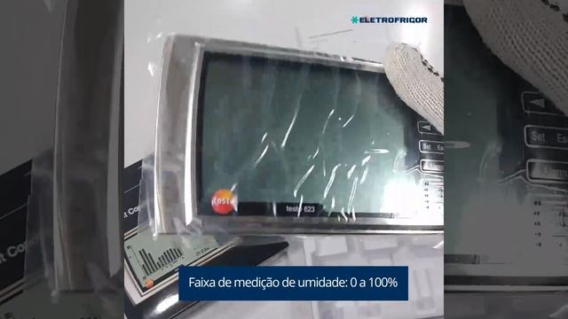 Termômetro Higrômetro Digital Testo 623 - Eletrofrigor Produtos