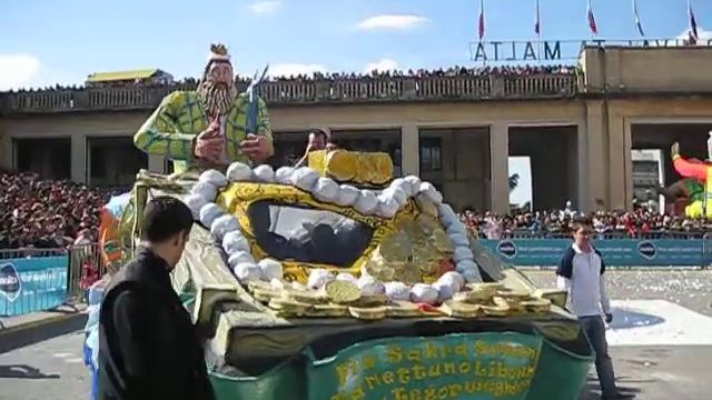 Карнавал на Мальте 2009. Явление Нептуна