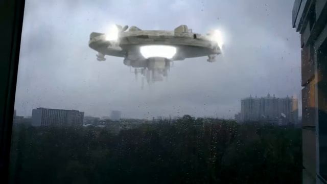 UFO in Almaty / НЛО в небе над Алматы