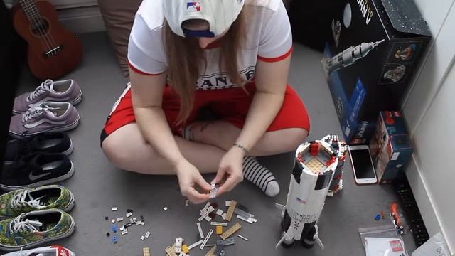 Lego Nasa Apollo Saturn V 21309 - Speed Build