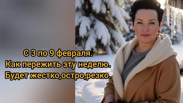 С 3 по 9 февраля.Как проиграется эта неделя. Что нужно учесть?