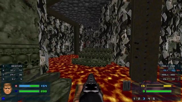 [Doom] Sigil #4 | E5M4 | Mod: Weapons of Saturn + Shades of Doom | Komentarz PL