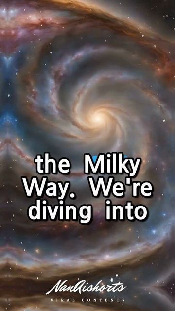 Unveiling the Secrets of the Milky Way 3: Galactic Silence - Voyage Through the Cosmos #nanaishorts