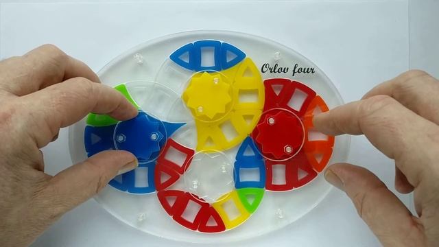 Orlov four - Intersecting circles puzzle