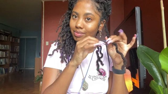 How I Wrap My LOCS With YARN🧶 ft. My 🐈  | TUTORIAL || LOC STYLE