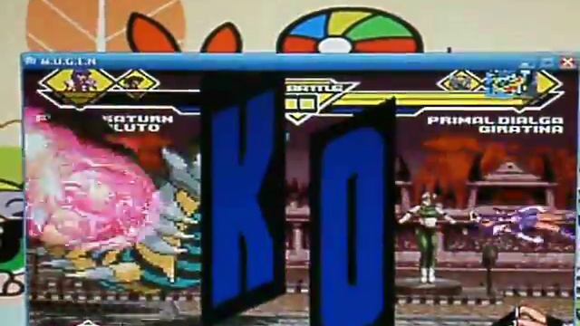 TK's Random Mugen Battle #415 - Sailor Saturn & Sailor Pluto VS Primal Dialga & Giratina