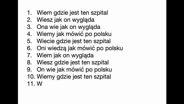 Польский язык Без Правил с нуля | Урок 5.1 Практика