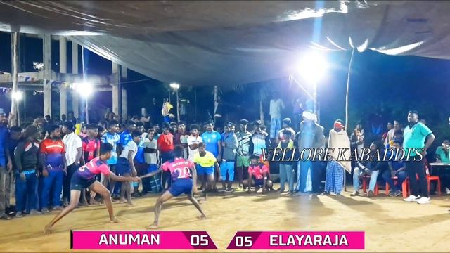 ANUMAN.B VS ELAYARAJA PANAGATOOR VENUE ERIGUTHI PERNAMBUT WEIGHT MATCH 65KG #VELLOREKABADDI'S (R.D)