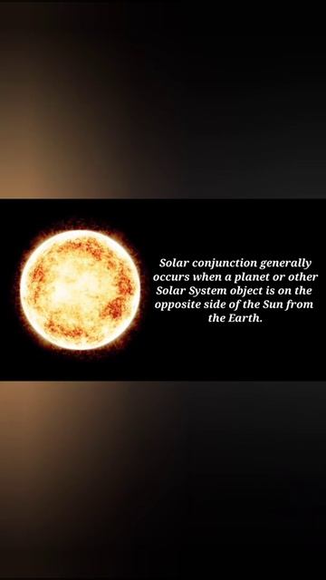 Solar Conjunction क्या होता है ? #shorts