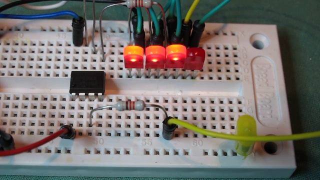 Simple LED bar with PIC12F629