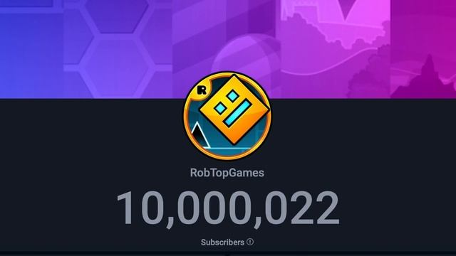 RobTop Hits 10 Million Subscribers