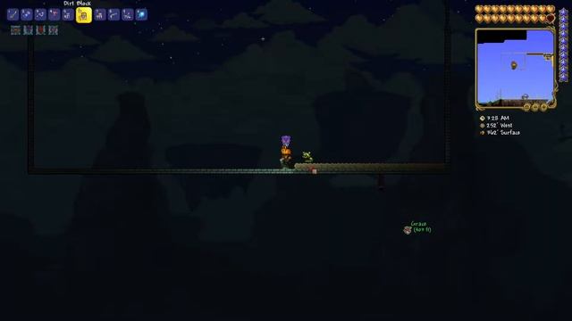 Let's Play Terraria Episode 91 - Precariously Hanging