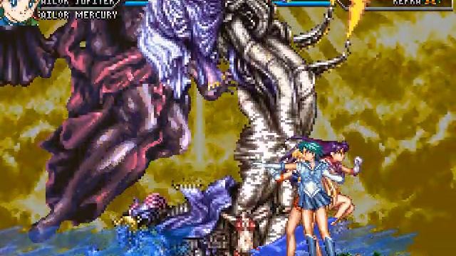 Sailor Scouters vs Kefka MUGEN BATTLE