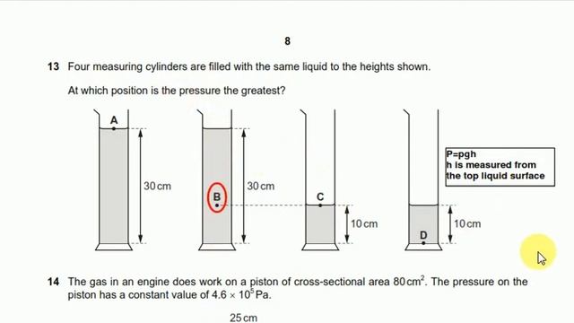 A level Physics Past Paper Solution W19 P12