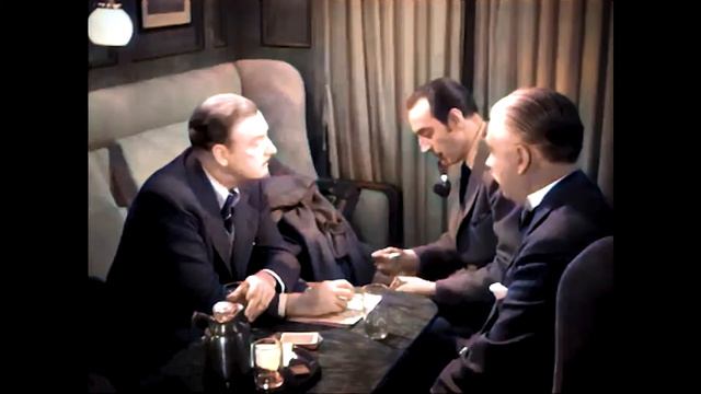 Sherlock Holmes | Terror by Night (1946) | Starring Basil Rathbone and Nigel Bruce | Colourised