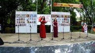 "Когда вы песни на земле поёте" в исполнении Венеры Ульфановой и преподавателя Натальи Абтишаевой