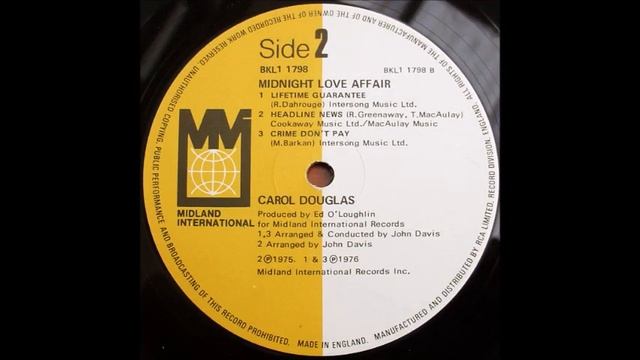 Carol Douglas - Crime Don't Pay (Love And War Re Edit)