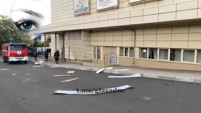 Донецк.Последствие прилета в ТЦ "КОНТИНЕНТ"