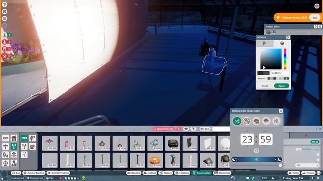 Detailed Deep Sea Tank in Yosemite Zoo - Sharks & More - Planet Zoo Speedbuild