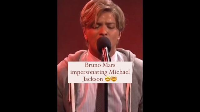 Rare video of Bruno Mars impersonating Michael Jackson | Random Video